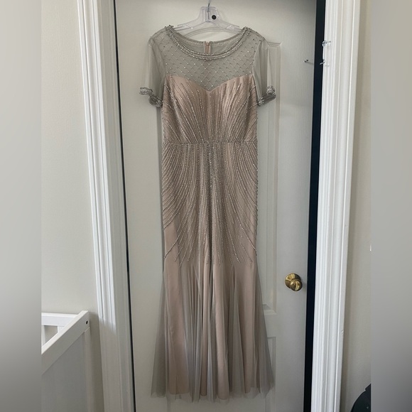 Beaded Adrianna Papell Evening Gown - Picture 5 of 5